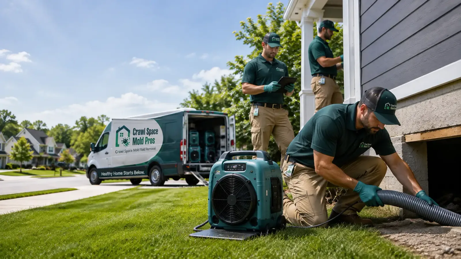 Crawl Space Mold Removal in Fidelity, IL